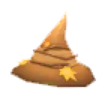 Eco Brown Earth Wizard Hat
