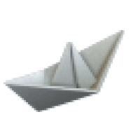 Eco Grey Origami Boat Hat