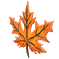 Eco Orange Maple Headpiece