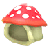 Eco Red Mushroom Hood