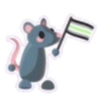 Agender Rat Sticker