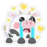 Cow Loves This Sticker