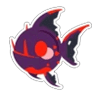 Dracula Fish Sticker