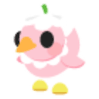 Flower Power Duckling Sticker