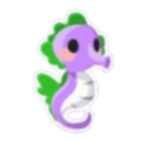 Genderqueer Seahorse Sticker