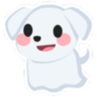 Ghost Dog Sticker