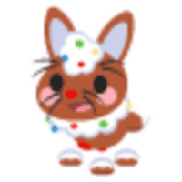 Gingerbread Hare Sticker
