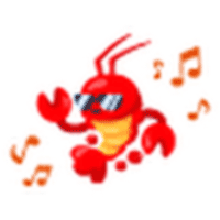 Groovy Lobster Sticker