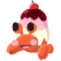 Ice Cream Hermit Crab Sticker