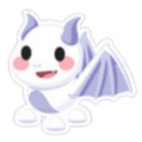 Lavender Dragon Sticker