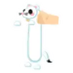 Long Ermine Sticker
