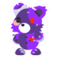 Patchy Bear Sticker