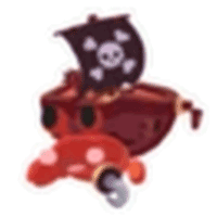 Pirate Hermit Crab Sticker
