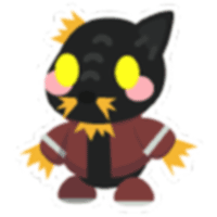 Scarecrow Cat Sticker