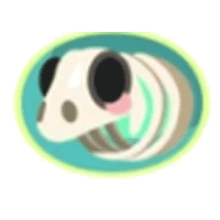 Sea Skeleton Panda Sticker