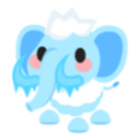 Snowy Mammoth Sticker