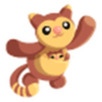 Tree Kangaroo Family Sticker