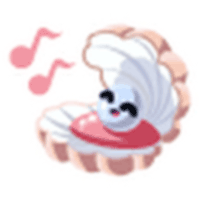 Very Happy Clam Sticker