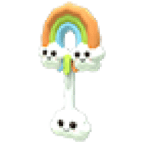 Clouds & Rainbow Rattle