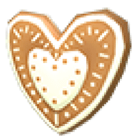 Gingerbread Heart Flying Disc