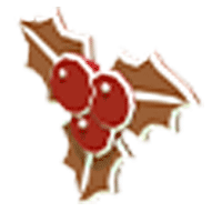 Gingerbread Holly Flying Disc