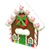Gingerbread House Throw Toy