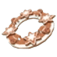 Gingerbread Wreath Flying Disc