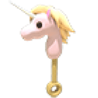 Golden Maned Unicorn Rattle