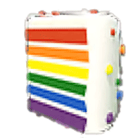 Rainbow Cake Chew Toy