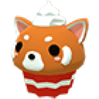 Red Panda Cupcake Chew Toy