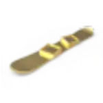 Gold Snowboard